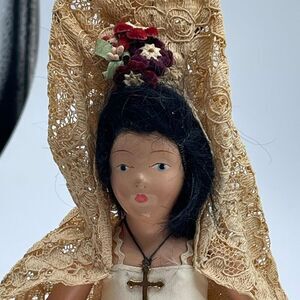 Antique bisque Spanish Wedding doll.